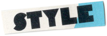 Style Collage Cutout Letters